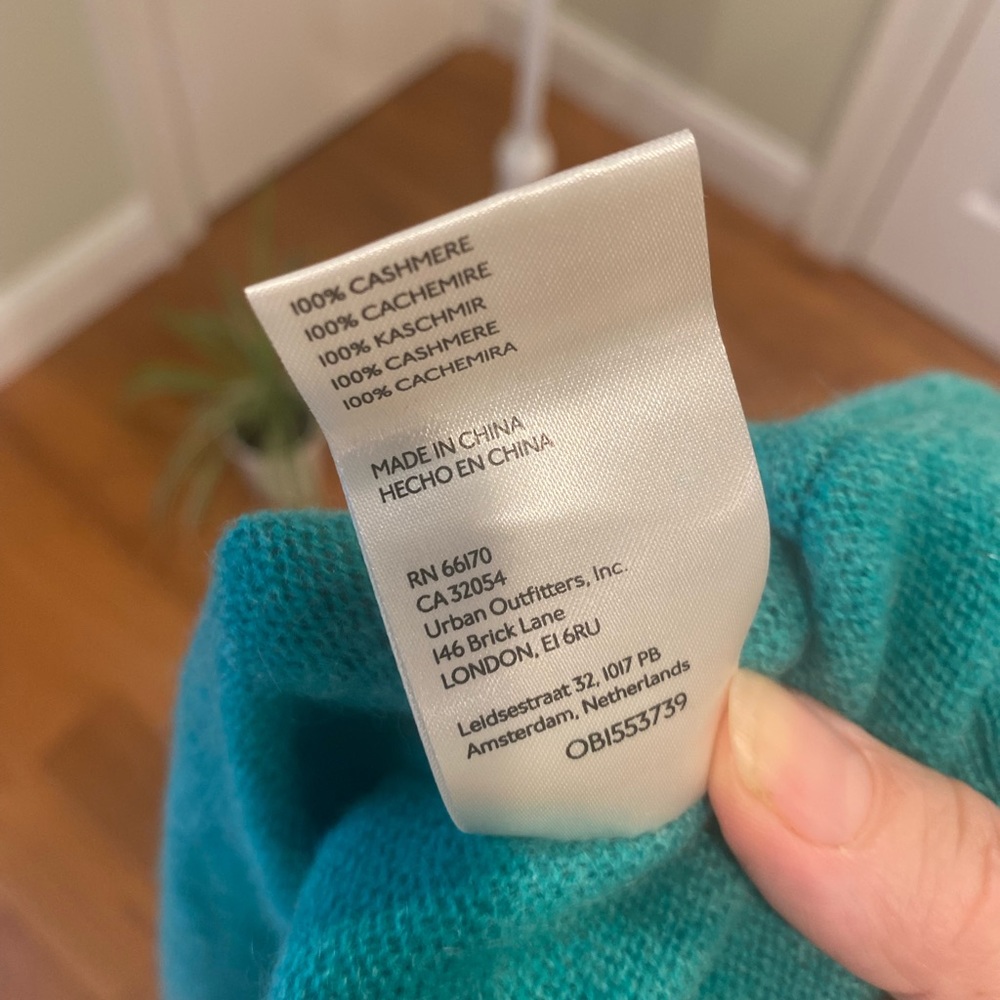 New Free people Aubrey cashmere turtleneck size XS - Picture 9 of 12